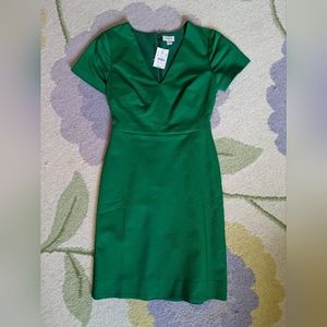 J crew green dress